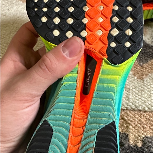 Nike ZoomX Vaporfly NEXT% 3 Running Shoes Volt Green - Picture 3 of 5